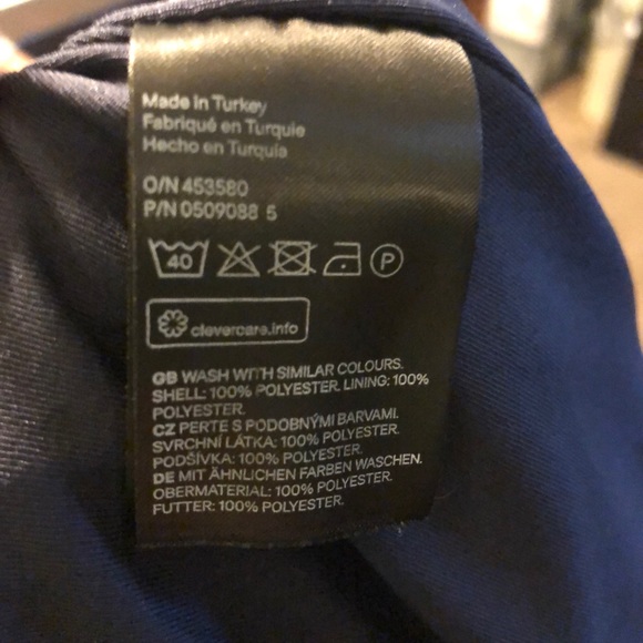 H&M Halter Neck Pleated Colour Block Dress - Picture 8 of 8